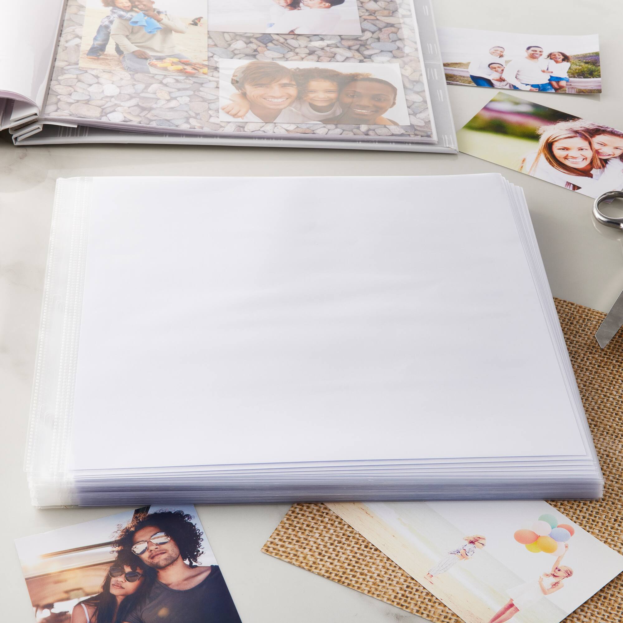 6 Packs: 60 ct. (360 total) 12" x 12" White Scrapbook Refill Pages by Recollections™